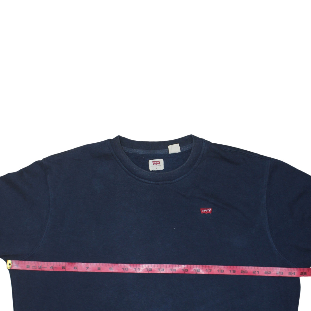 Mens UK Size L Levi's Blue Pullover Sweatshirt