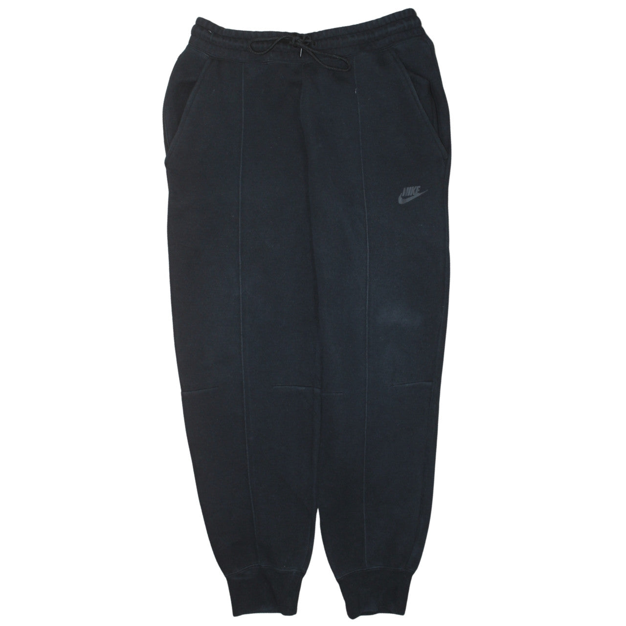 Mens UK Size M Nike Regular Fit Jogger Black Trousers