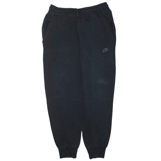 Mens UK Size M Nike Regular Fit Jogger Black Trousers