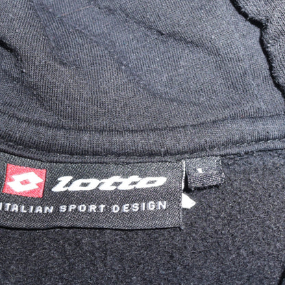 Mens UK Size L Lotto Black Full Zip Hoodie