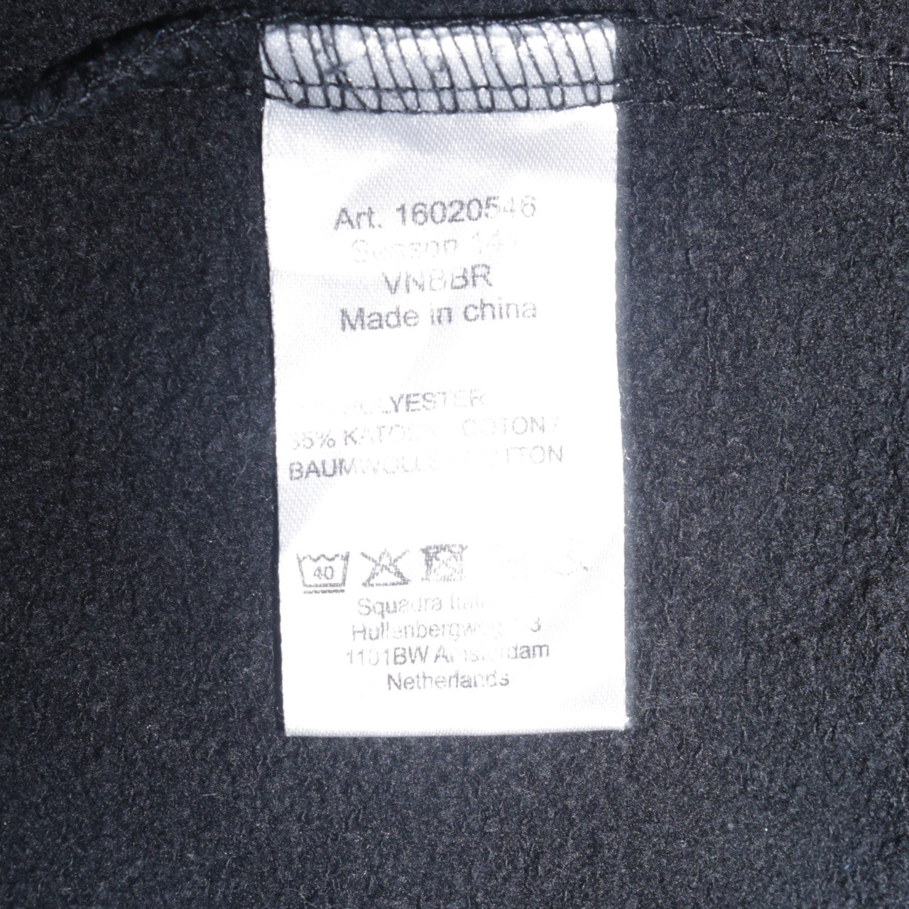 Mens UK Size L Lotto Black Full Zip Hoodie