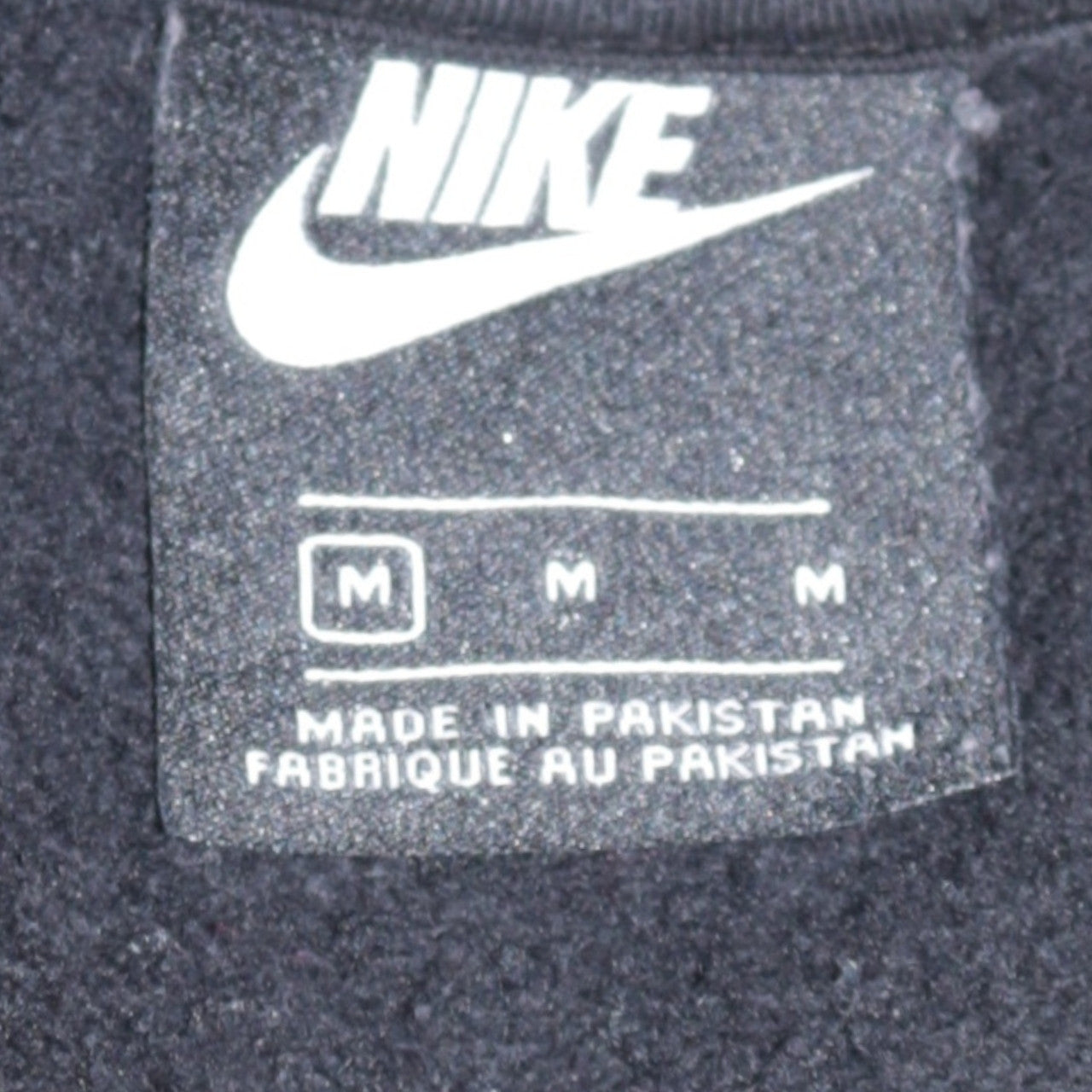 Mens UK Size M Nike Black Pullover Hoodie