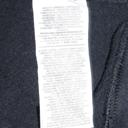 Mens UK Size M Nike Black Pullover Hoodie