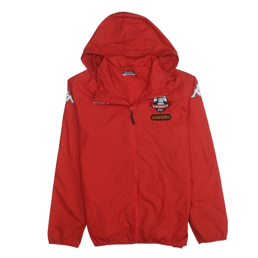 Boys UK Size S Kappa Red Windbreaker Coat