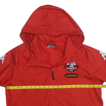Boys UK Size S Kappa Red Windbreaker Coat