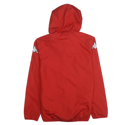 Boys UK Size S Kappa Red Windbreaker Coat