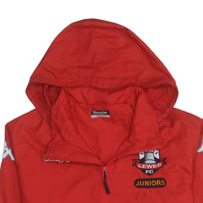 Boys UK Size S Kappa Red Windbreaker Coat