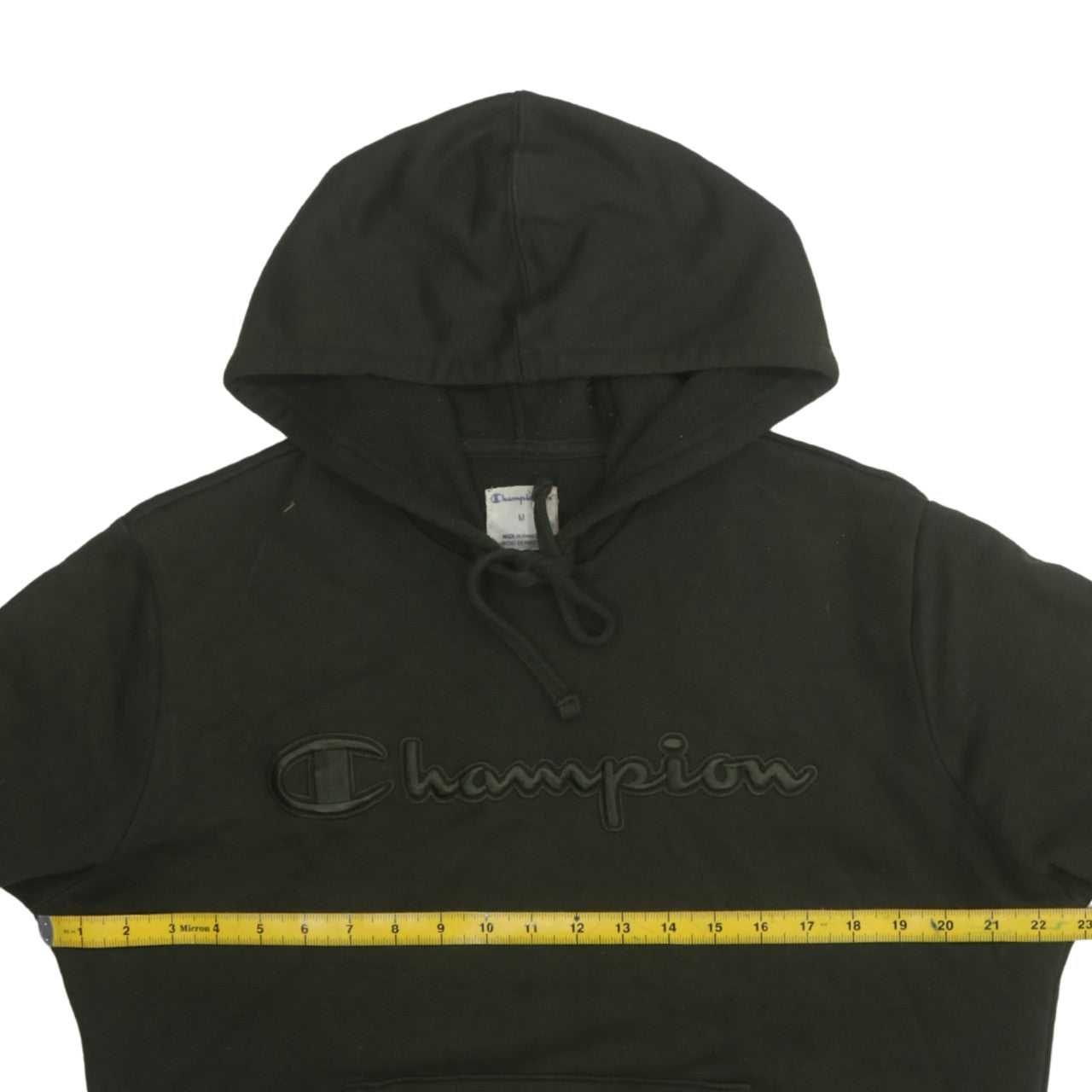Mens UK Size M Champion Black Pullover Hoodie