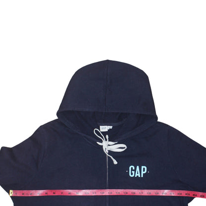 Mens UK Size XL Gap Blue Full Zip Hoodie