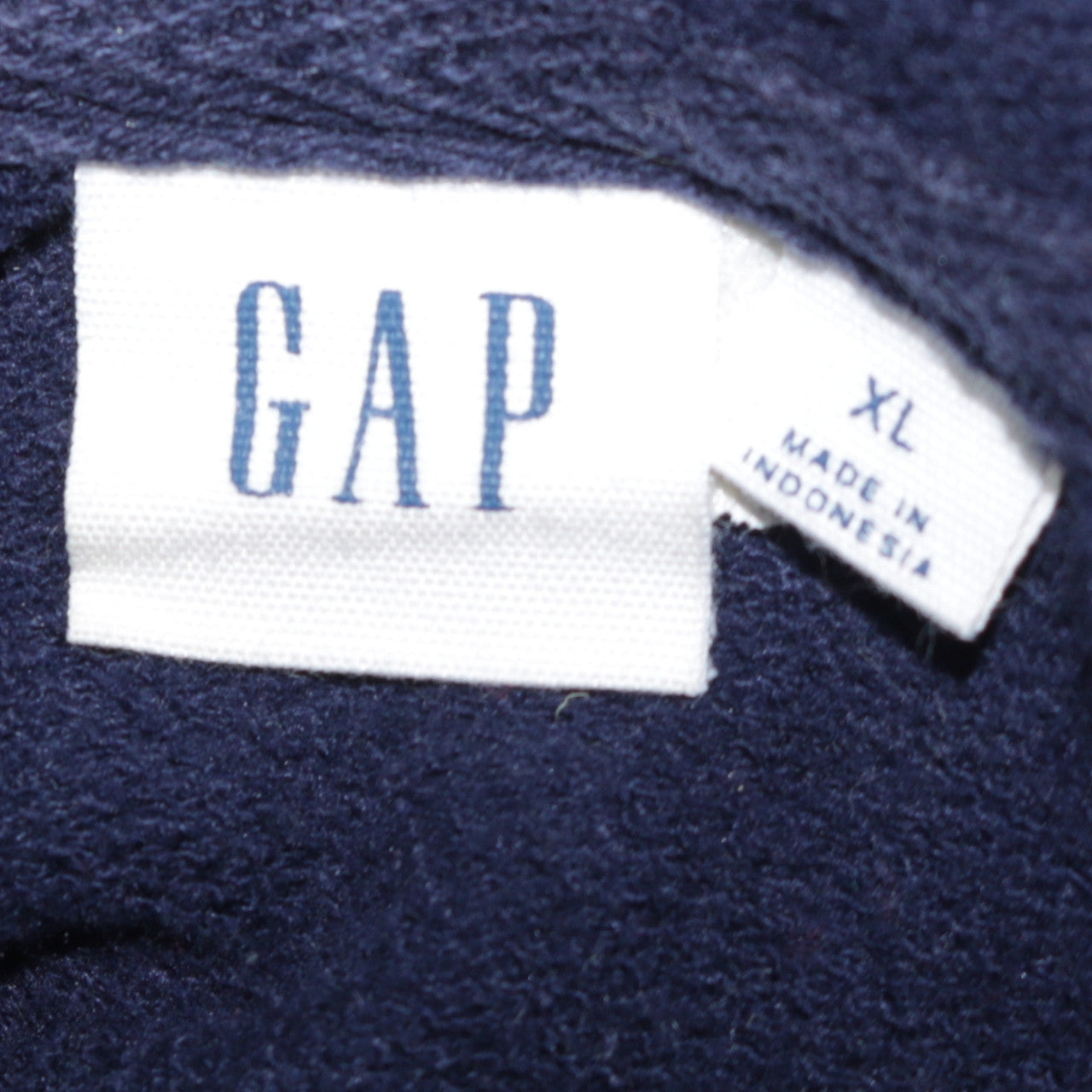 Mens UK Size XL Gap Blue Full Zip Hoodie
