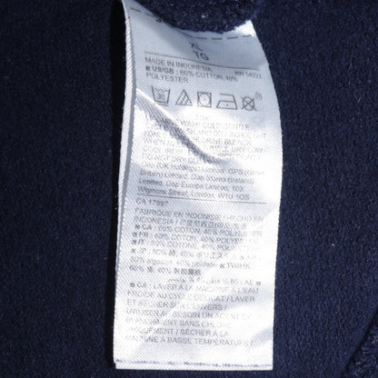 Mens UK Size XL Gap Blue Full Zip Hoodie