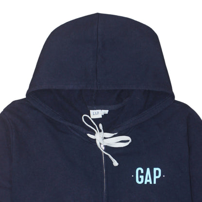 Mens UK Size XL Gap Blue Full Zip Hoodie