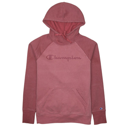 Womens UK Size S Champion Pink Pullover Hoodie