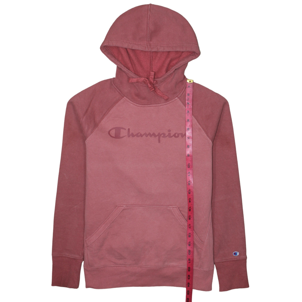 Womens UK Size S Champion Pink Pullover Hoodie