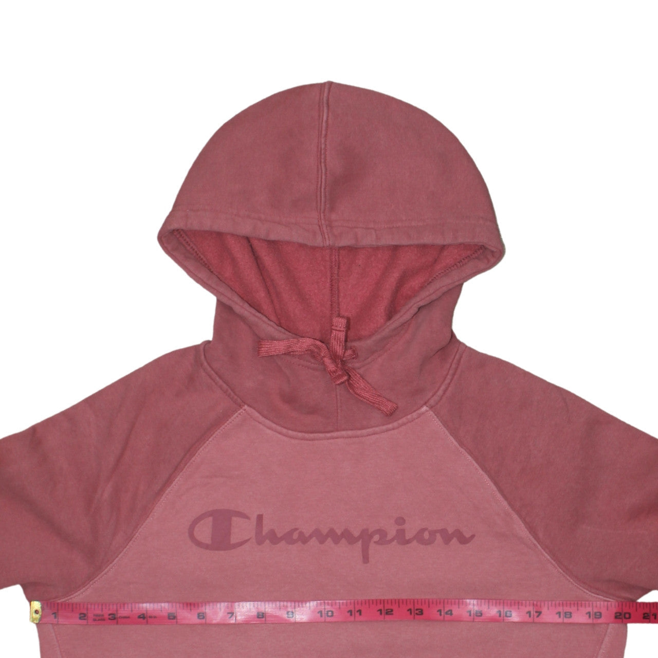 Womens UK Size S Champion Pink Pullover Hoodie