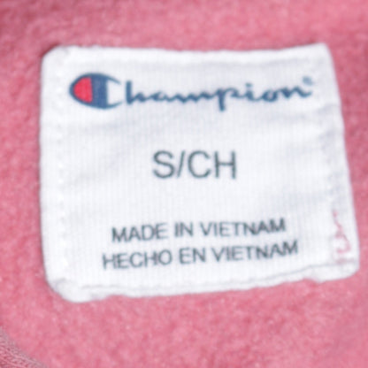 Womens UK Size S Champion Pink Pullover Hoodie