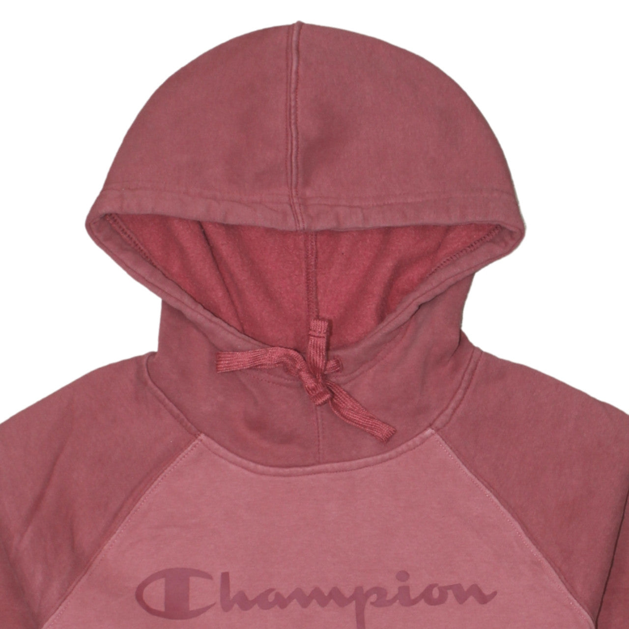 Womens UK Size S Champion Pink Pullover Hoodie
