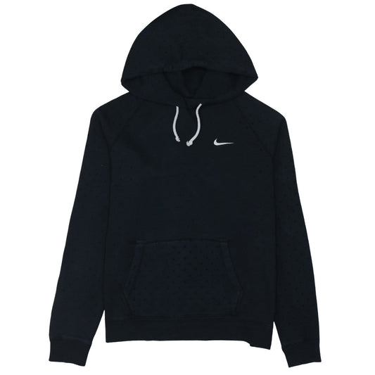 Womens UK Size M Nike Black Pullover Hoodie