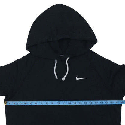 Womens UK Size M Nike Black Pullover Hoodie