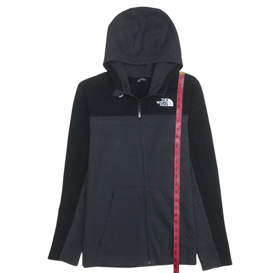 Boys UK Size L The North Face Black Full Zip Hoodie
