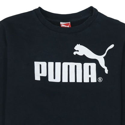 Mens UK Size L PUMA Black Pullover Sweatshirt