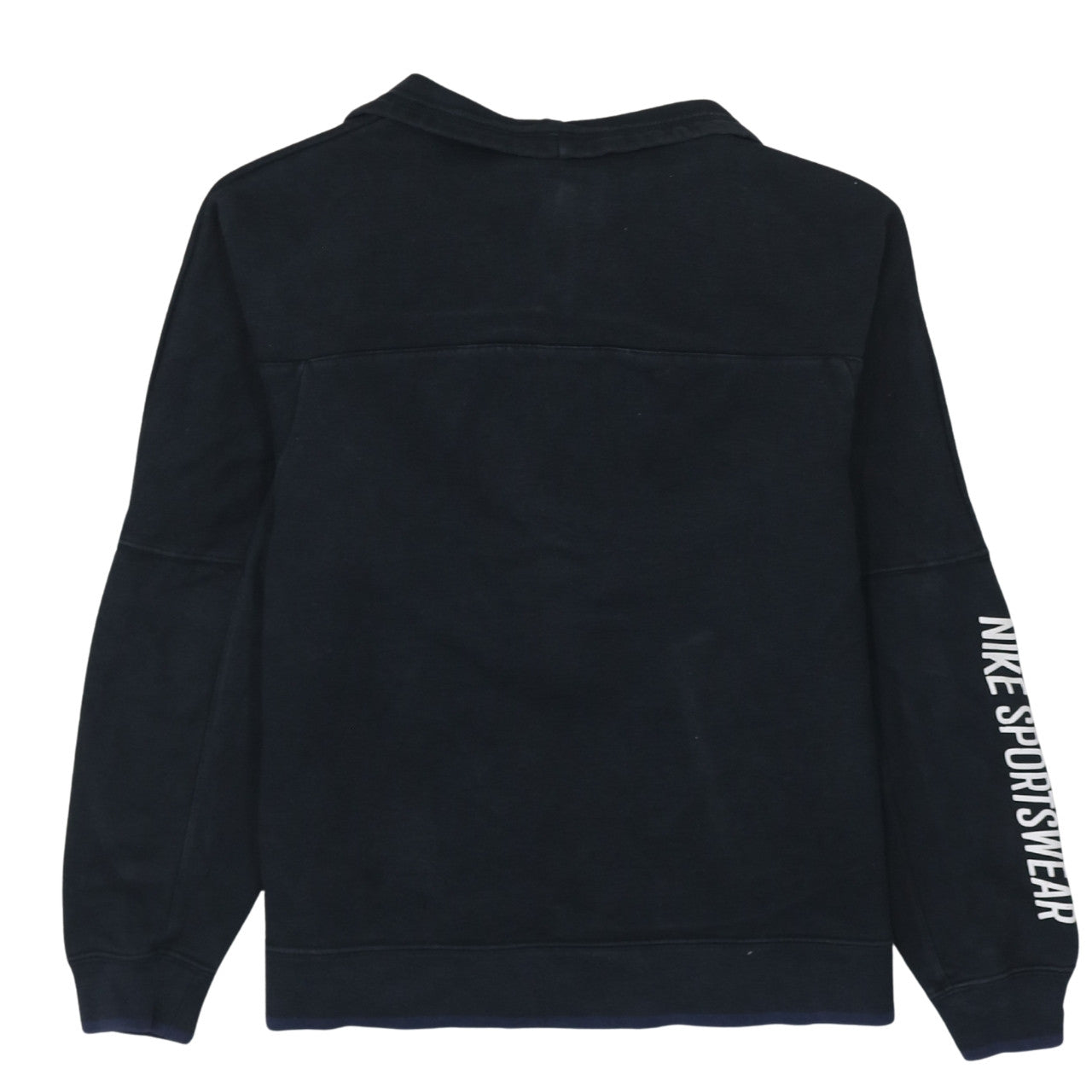 Mens UK Size S Nike Black 1/4 Zip Sweatshirt