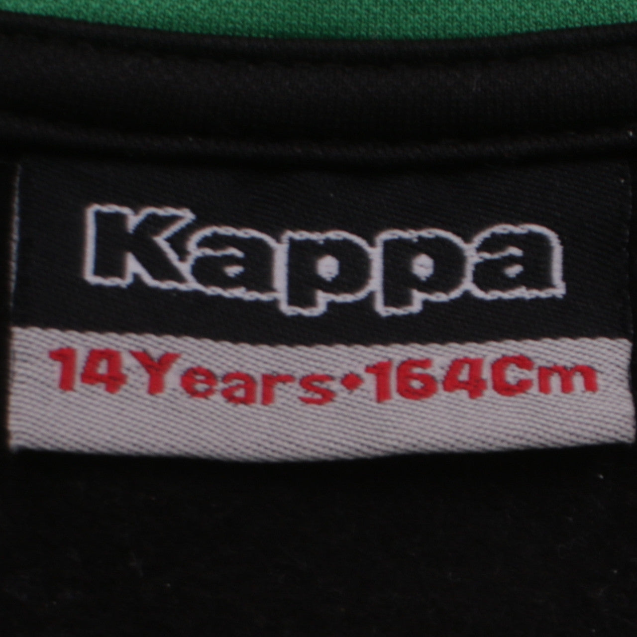 Boys UK Size 14 Years Kappa Black Full Zip Hoodie