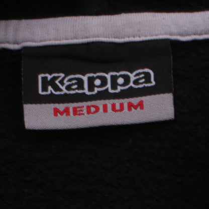 Mens UK Size M Kappa Black Pullover Hoodie