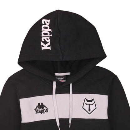 Mens UK Size M Kappa Black Pullover Hoodie