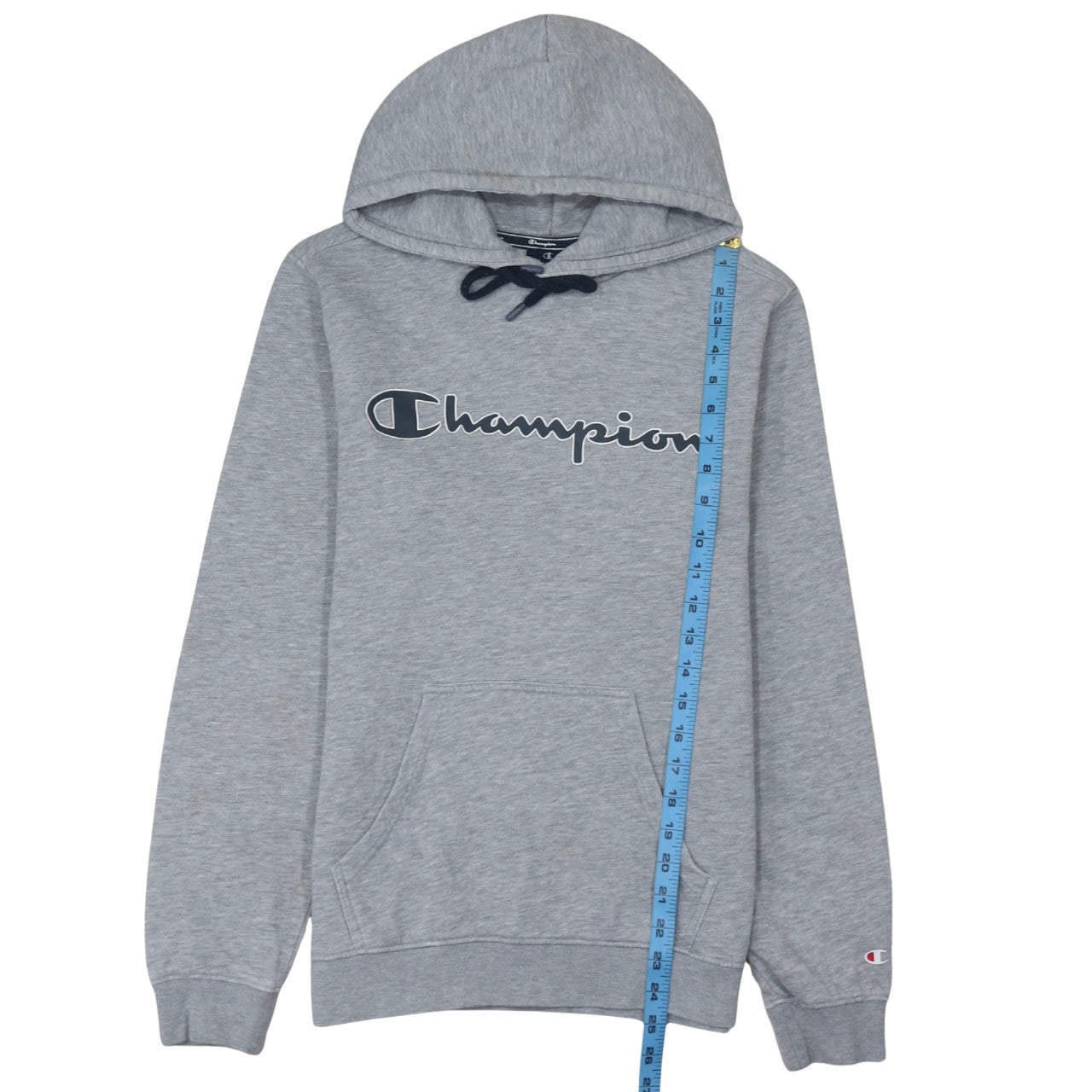 Mens UK Size S Champion Grey Pullover Hoodie