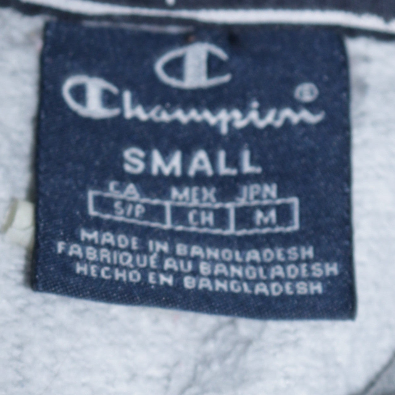 Mens UK Size S Champion Grey Pullover Hoodie