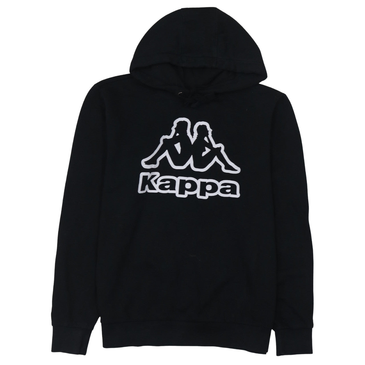 Mens UK Size L Kappa Black Pullover Hoodie