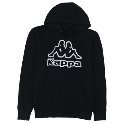 Mens UK Size L Kappa Black Pullover Hoodie