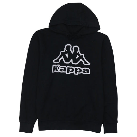 Mens UK Size L Kappa Black Pullover Hoodie