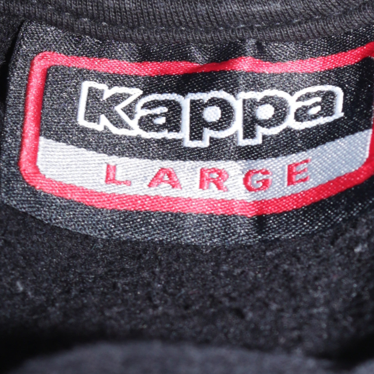Mens UK Size L Kappa Black Pullover Hoodie