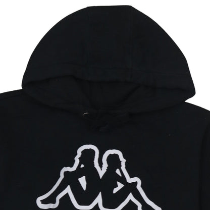 Mens UK Size L Kappa Black Pullover Hoodie