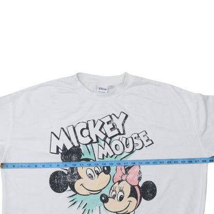 Womens UK Size 2XL Disney White Pullover Sweatshirt