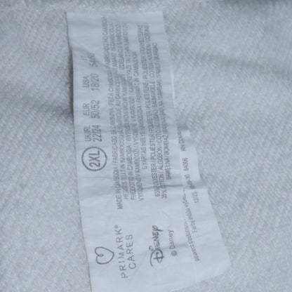 Womens UK Size 2XL Disney White Pullover Sweatshirt