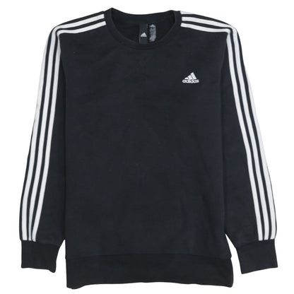 Mens UK Size M adidas Black Pullover Sweatshirt
