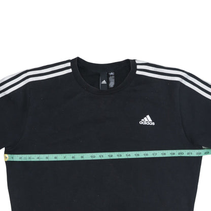 Mens UK Size M adidas Black Pullover Sweatshirt