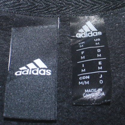 Mens UK Size M adidas Black Pullover Sweatshirt