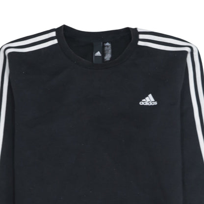 Mens UK Size M adidas Black Pullover Sweatshirt