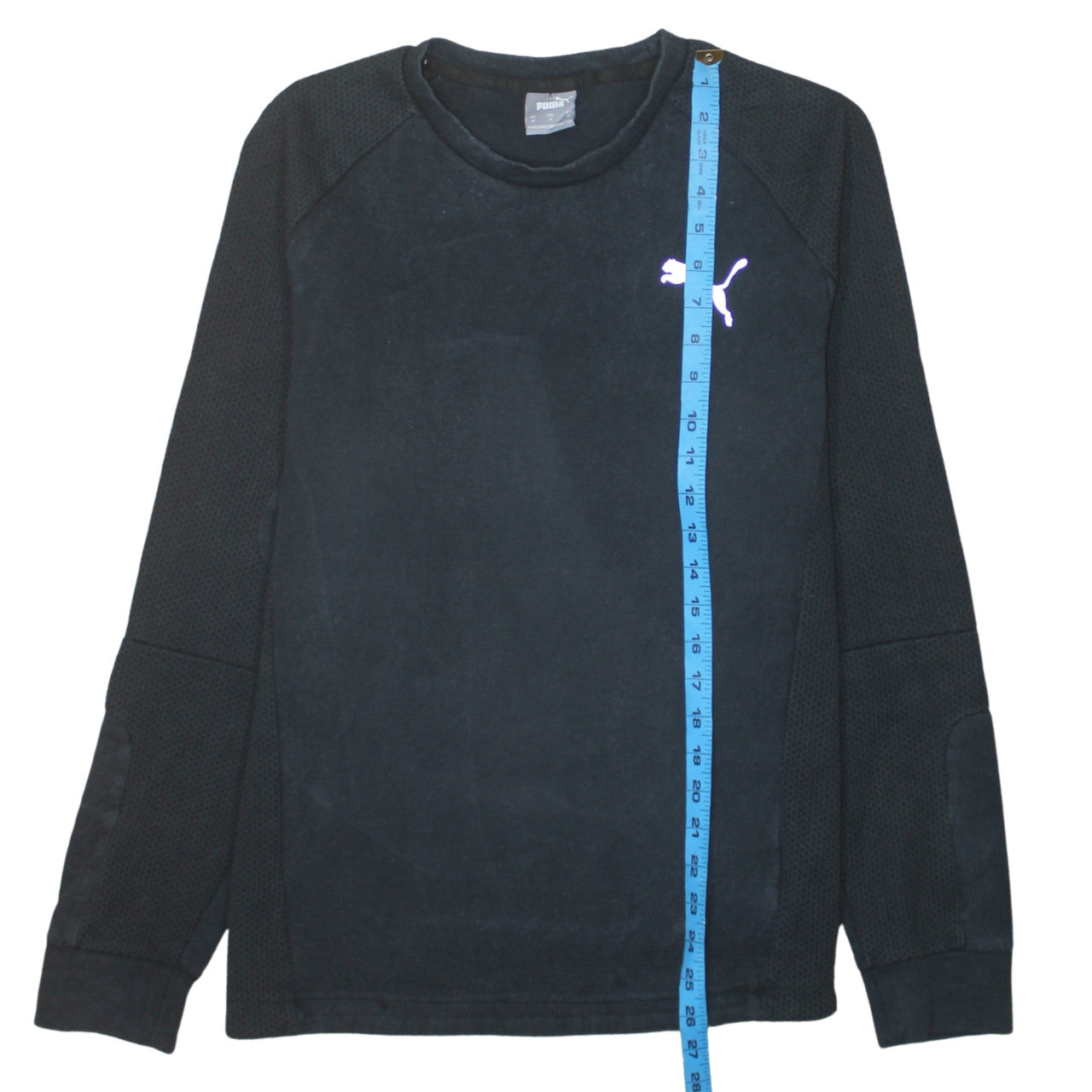 Mens UK Size M PUMA Black Pullover Sweatshirt