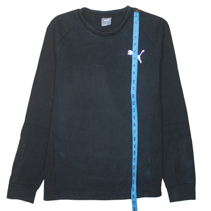 Mens UK Size M PUMA Black Pullover Sweatshirt