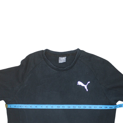 Mens UK Size M PUMA Black Pullover Sweatshirt
