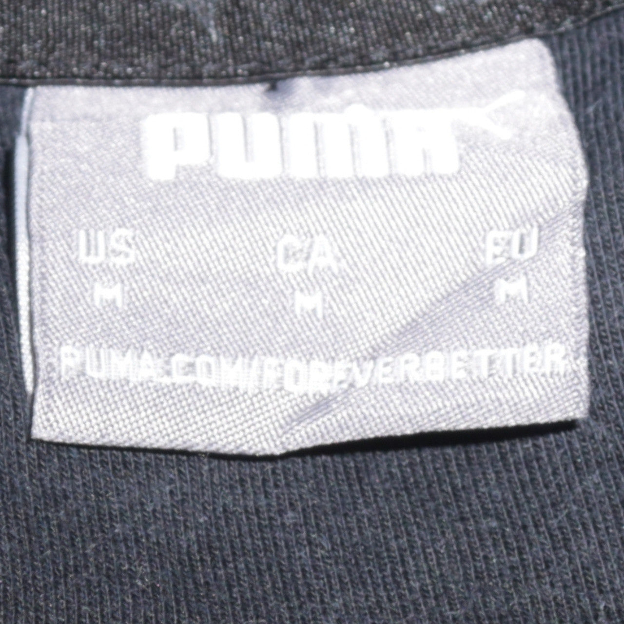 Mens UK Size M PUMA Black Pullover Sweatshirt
