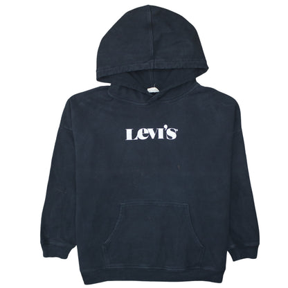 Womens UK Size L Levi's Black Pullover Hoodie