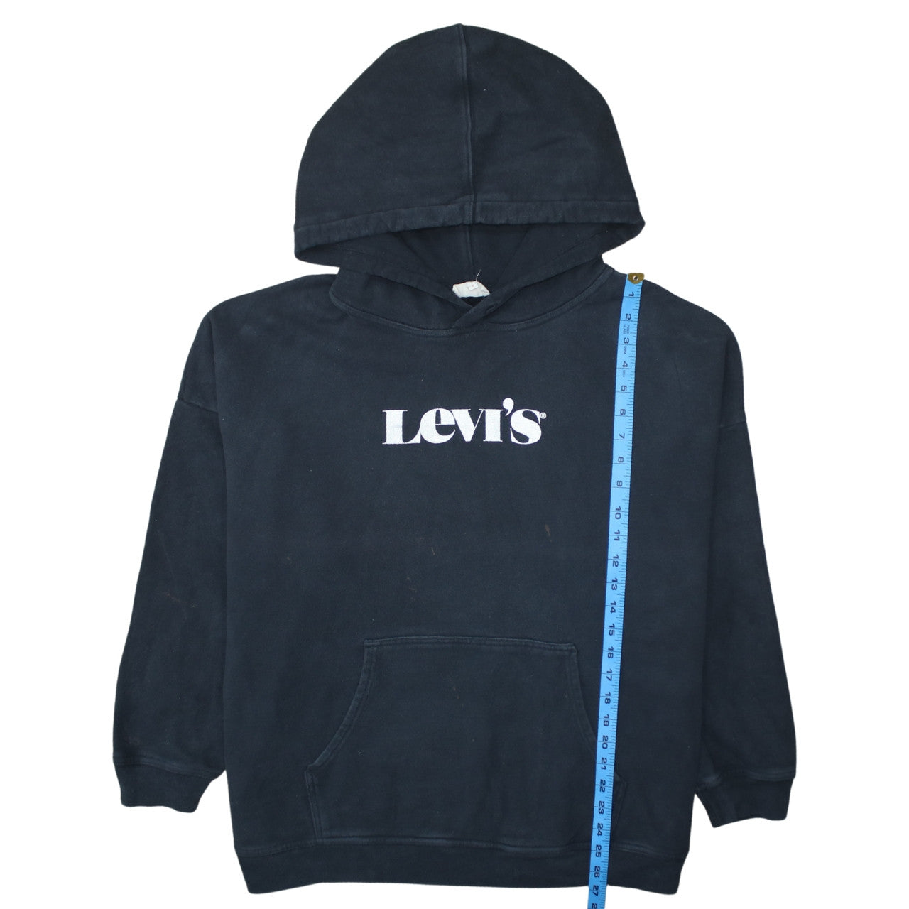Womens UK Size L Levi's Black Pullover Hoodie