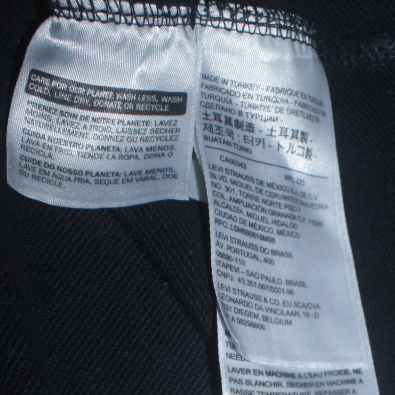 Womens UK Size L Levi's Black Pullover Hoodie
