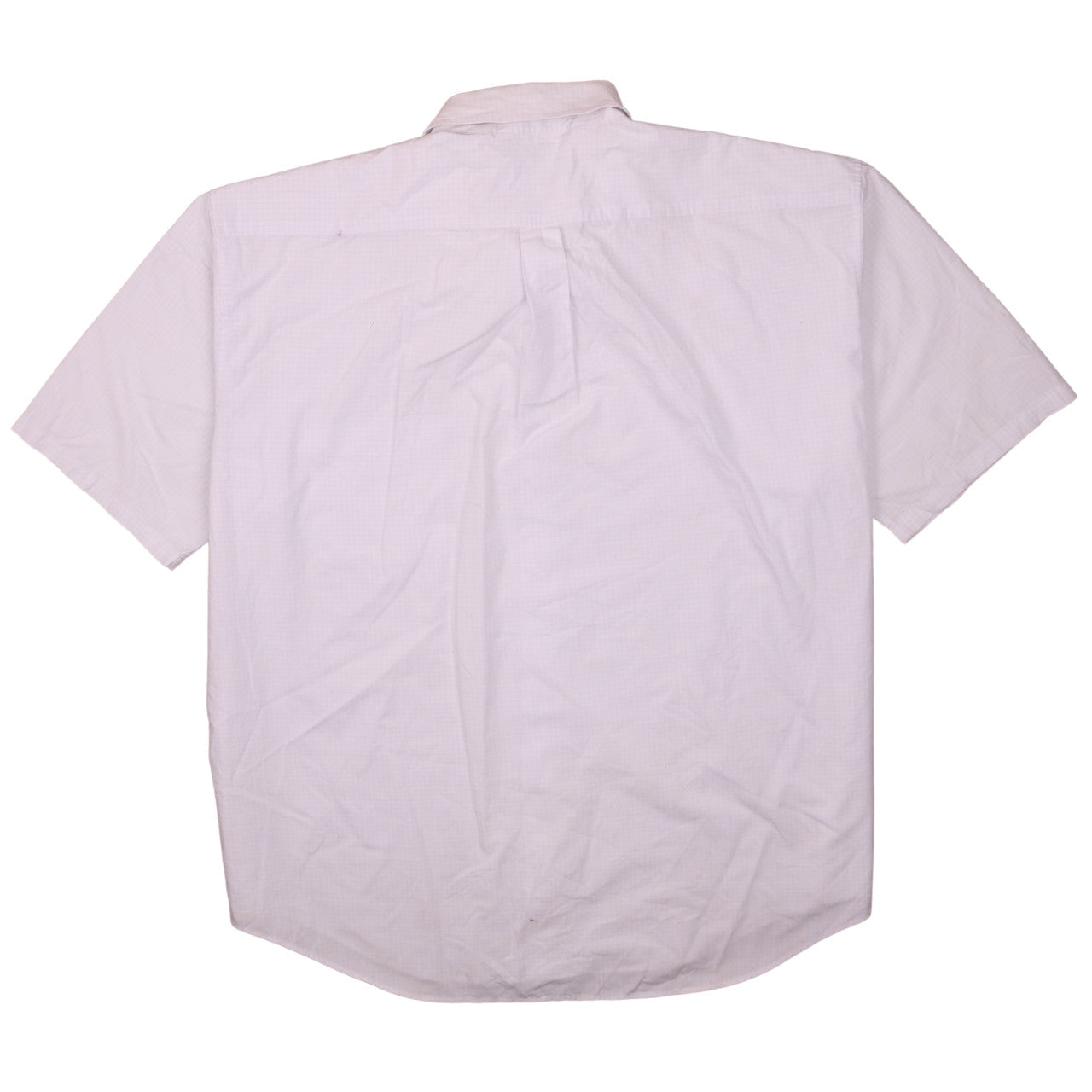 Yves Saint Laurent Men's White Short Sleeve Button-Up Shirt 2XL